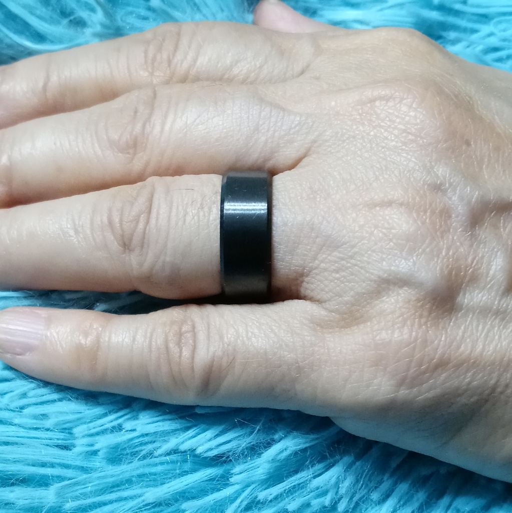 Stainless Steel Ladies Band Ring
